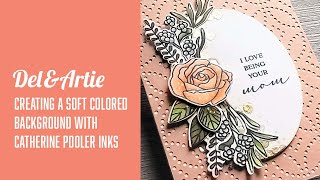 Using Catherine Pooler Ink for Soft Colored Backgrounds [upl. by Oicnedif692]