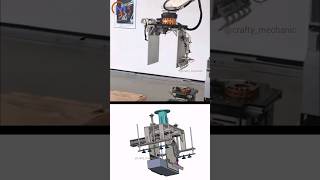 Gripper mechanism 💡  mechanical principles  satisfying machine simulation solidworks robot [upl. by Dlaniger]