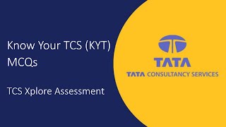 Know your TCS  MCQs  TCS MCQ questions with answers  TCS Xplore Assessment [upl. by Sabian]