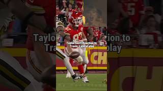 Taylor Swifts reaction to Travis lateral play taylorswift traviskelce [upl. by Eelarat]