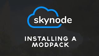 How To Installing a Modpack For Minecraft  Skynode Tutorial Series [upl. by Cynde421]