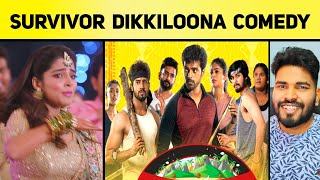 Survivor Zee Tamil Dikkiloona Song Comedy Review Ultimate comedy [upl. by Asirral]