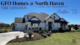 Austin Texas  GFO Lincoln  3428 SF  4 Bedrooms  3 Bath  North Haven 1Acre Community [upl. by Humberto]