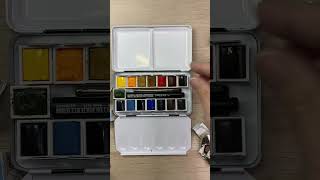 ASMR Opening a RARE WinsorampNewton Watercolour Palette I Thrifted [upl. by Ursala]