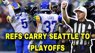 Refs CARRY SEATTLE TO THE PLAYOFFS a breakdown [upl. by Eyk]