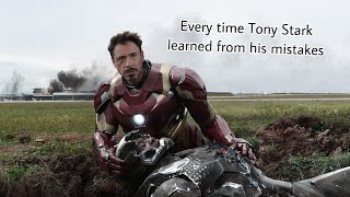 Every time Tony Stark learned from his mistakes [upl. by Alilak649]