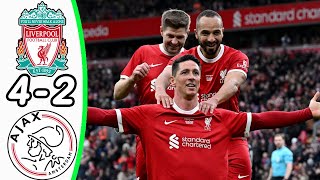 Liverpool  Ajax 42  All Goals amp Highlights  Legends Charity Match [upl. by Eissim]