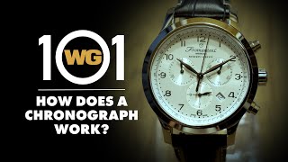 WG 101 Watch Knowledge How Does A Chronograph Work [upl. by Kobe]