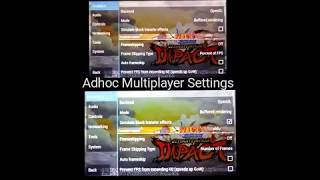 PPSSPP Adhoc Multiplayer Settings Local WLAN [upl. by Arabrab]