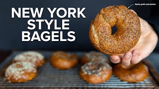 The Best New York Style Bagels at home [upl. by Avie438]