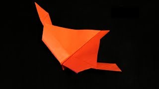 Sea glider How to make a paper airplane one of the best paper airplanes [upl. by Yespmed]