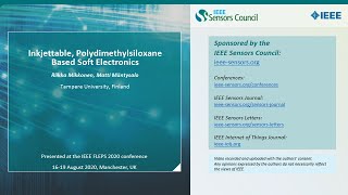 Inkjettable Polydimethylsiloxane Based Soft Electronics [upl. by Bohs278]