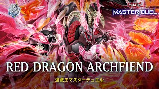 Red Dragon Archfiend  Scarred Dragon Archfiend  Return of the King YuGiOh Master Duel [upl. by Nauqahs]