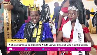 Nicholas Nganga and Blessing Nduta overjoyed after being Crowned as Mr and Miss Kiambu County [upl. by Jaunita]