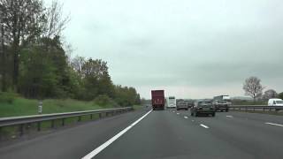 Driving On The M5 Motorway From J27 Tiverton To J28 Honiton England 4th May 2012 [upl. by Belldame]