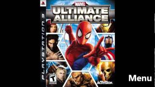 Marvel Ultimate Alliance OST 101  Menu [upl. by Marozas]