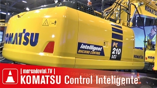 Excavadora KOMATSU con Intelligent Machine Control  Bauma 2016 [upl. by Anselme110]