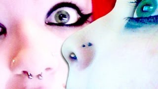 16g  4g SEPTUM STRETCH [upl. by Ecirtac358]