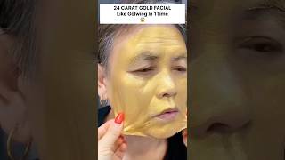 Parlour Like Golden Facial At HomeGet Glowing SkinRemove Dark Spots amp Pimple skin beauty shorts [upl. by Shuma]