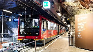 🇨🇭Incredible Riding the Europes Highest Railway Jungfraubahn  Grindelwald→Jungfraujoch [upl. by Ahsimik]