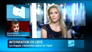 Libye  Les frappes sintensifient autour de Tripoli [upl. by Silisav]