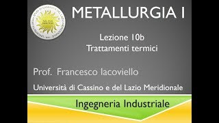 Metallurgia I Lezione 10b [upl. by Dulcinea]