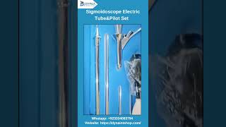 Sigmoidoscope Electric TubeampPilot Set Gynecology Proctoscope Anoscope Surgical Instruments [upl. by Arikahs]