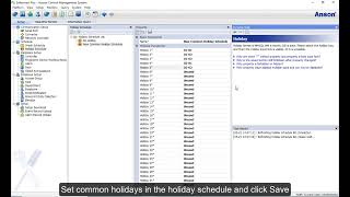 How to set holiday schedule [upl. by Rosalinde]