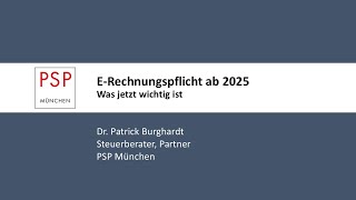 E Rechnungspflicht ab 2025 – Was jetzt wichtig ist [upl. by Anikram]