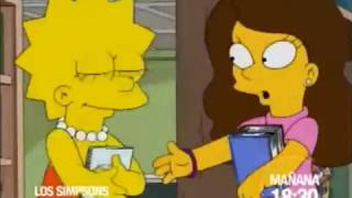 Los Simpson  su primer beso es en la escuela lisa se enamora [upl. by Haram]