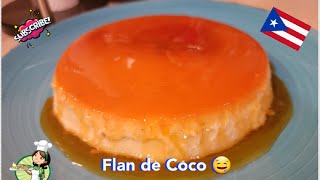 Flan de Coco Al Estilo Boricua 🇵🇷🤤 [upl. by Linea]