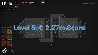 Infinitode 2 182 level 54 227m score [upl. by Nesto218]