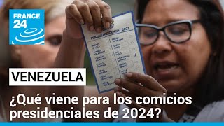 El futuro electoral de Venezuela la incógnita ante las presidenciales de 2024 [upl. by Nostaw]