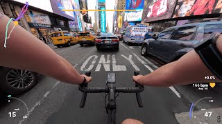 cycling through central park amp times square [upl. by Worrell]