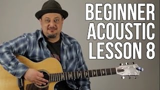 Beginner Acoustic Guitar Lesson 8  The D minor Chord [upl. by Aicineohp]