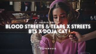 blood streets amp tears  bts x doja cat audio edit [upl. by Calvano695]