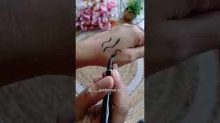 How to get equal eyeliner on both eyes makeup makeuplover [upl. by Adniral370]