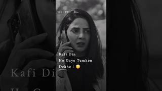 Kafi Din Ho Gaye Tumhen Dekhe💔 Zehri Writes 2 Status  🥀 ytshorts shorts trending sad [upl. by Graig]