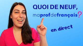 Apprendre le français québécois  En direct pour vous donner des nouvelles [upl. by Letty686]