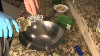 How To Season A Carbon Steel Wok [upl. by Macmullin]