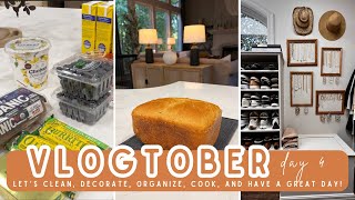 VLOGTOBER 2024  COZY FALL  EASY FALL DECOR  EASY FALL RECIPES  HOLIDAY PLANNING  AUTUMN [upl. by Monika]