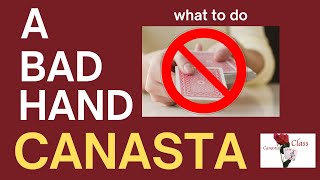 Learn How to play Canasta what to do if dealt a bad hand canasta familyfun [upl. by Edieh]