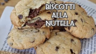 Biscotti ripieni alla Nutella super facili e cremosi [upl. by Burtis586]