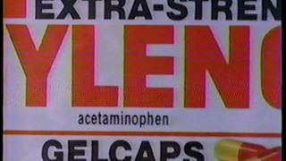 Tylenol  1989 Commercial [upl. by Hescock915]