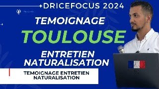 Entretien naturalisation Française 2024 question réponses Nationalité Française [upl. by Eelrahc]