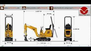 JCB Micro Excavator Specifications [upl. by Llij]