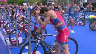 2014 PruHealth World Triathlon London Mens Recap [upl. by Tnarg366]