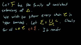 Propositional Logic Part 7 Lindenbaums Theorem [upl. by Brenk]