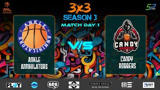 TAL Basketball  Bangalore  Season 3  Ankle Annihilators vs Candy Robbers  Match day 1 2842024 [upl. by Alda]