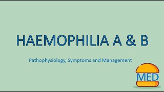 HAEMOPHILIA A amp B made easy Pathophysiology Presentation and Management [upl. by Acisset]